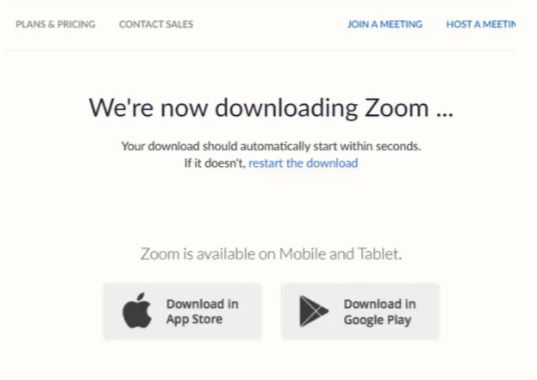 download zoom windows 10