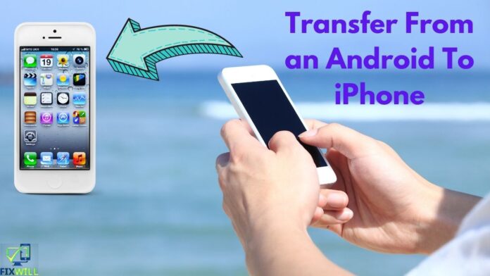transfer picture from android to iphone