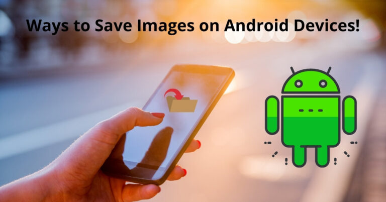How to save a picture on an android