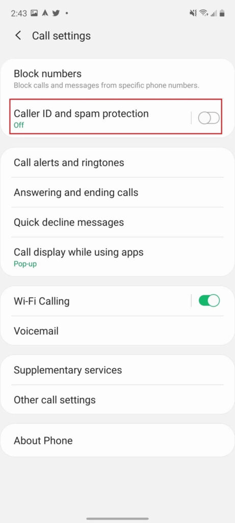 how to block incoming calls on android