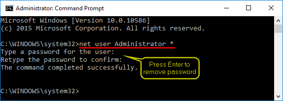 how do i find out my administrator password windows 10