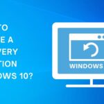 how to create a recovery partition windows 10
