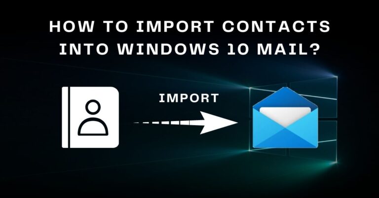 how to import contacts into windows 10 mail