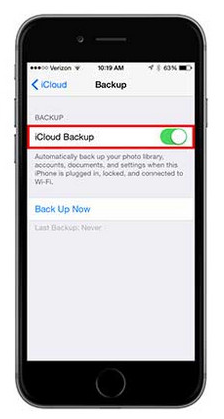 How to restore from iCloud backup ios 10