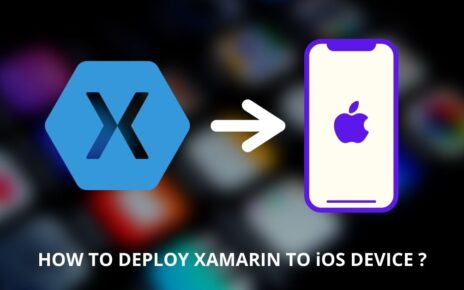 how to deploy xamarin to ios device