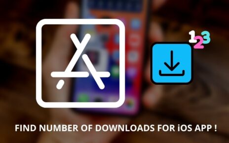 how to find number of downloads for ios app