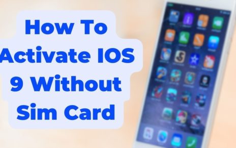 how to activate iphone without sim card