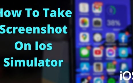 How To Take Screenshot On Ios Simulator
