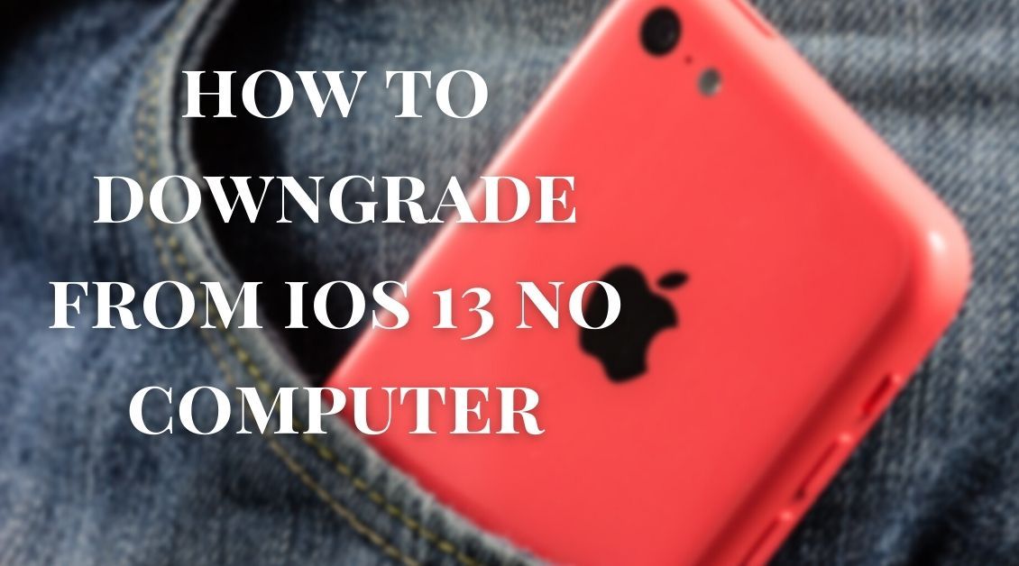 how to downgrade ios