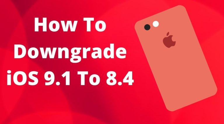 How To Downgrade from Ios 9 To 8.4