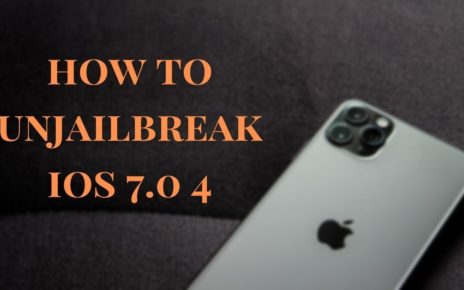 how to unjailbreak ios 7.0.4