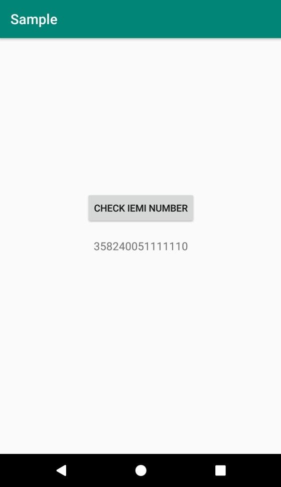 how to get imei in android programmatically