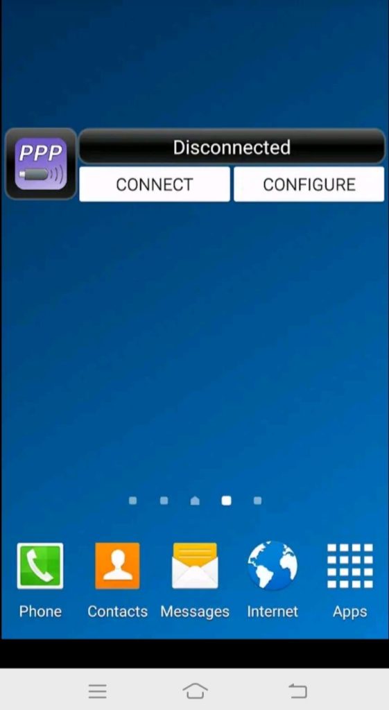 how to connect a USB modem to an android tablet
