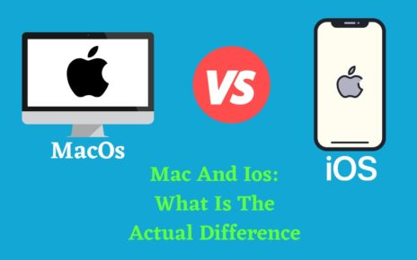 mac and ios what is the actual difference