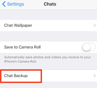how to stop whatsapp backup ios