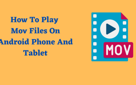 how to play mov files on android