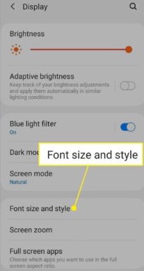 How do I change the writing style on my Android phone