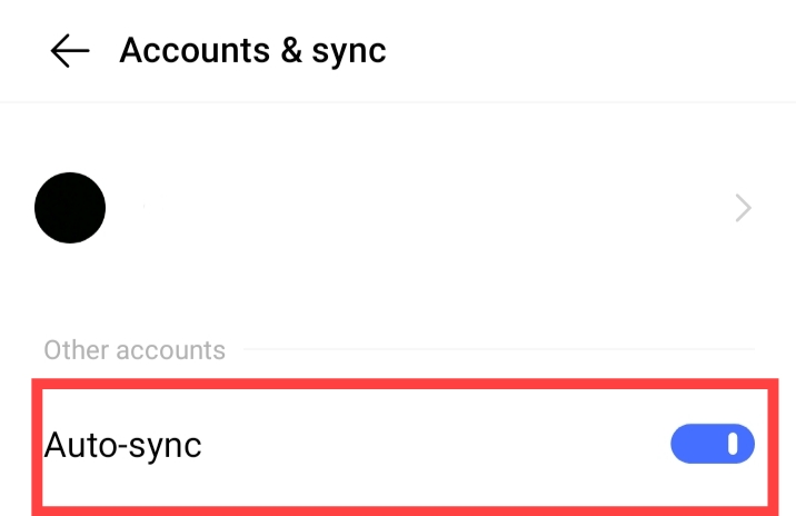 What is Auto Sync on an Android phone