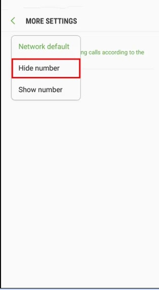 How do I hide my number when texting on Android