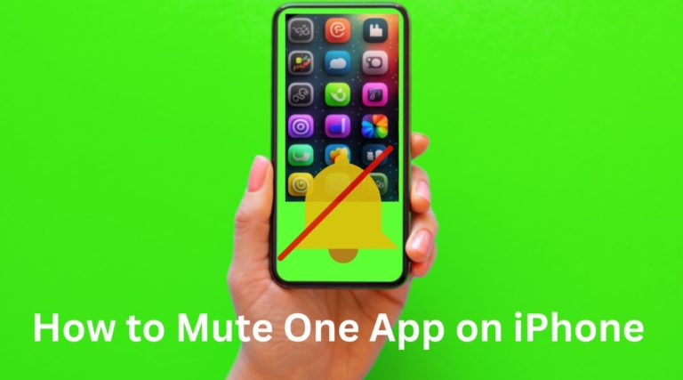 How to Mute One App on iPhone